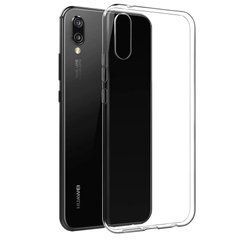 TPU чохол Strong Clear 0,5mm для Huawei Y6 Pro 2019 (без вырез под сканер) / Huawei Y6 2019 / Huawei Honor 8A Прозорий