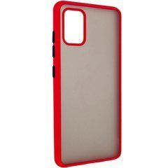 Защитный чехол Сolor Buttons для Samsung A025 Galaxy A02s Красный