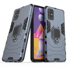 Захисний чохол Strong Guard Ring для Samsung M515F Galaxy M51 Navy