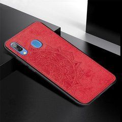 Захисний чохол Textile Decor для Samsung A205F Galaxy A20 / A305F Galaxy A30 2019 Червоний
