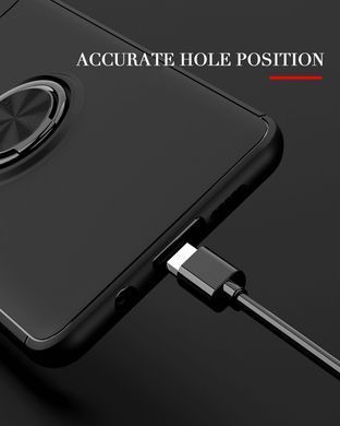 Захисний чохол Color Ring для Xiaomi Mi Note 10 Lite Чорний