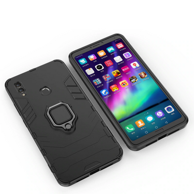 Захисний чохол Strong Guard Ring для Huawei Honor Note 10 Чорний