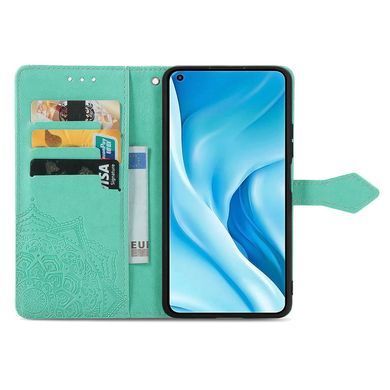 Чохол-книжка Art Book для Xiaomi Mi 11 Lite / Mi 11 Lite 5G / 11 Lite 5G NE Бірюзовий