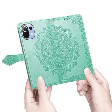 Чохол-книжка Art Book для Xiaomi Mi 11 Lite / Mi 11 Lite 5G / 11 Lite 5G NE Бірюзовий
