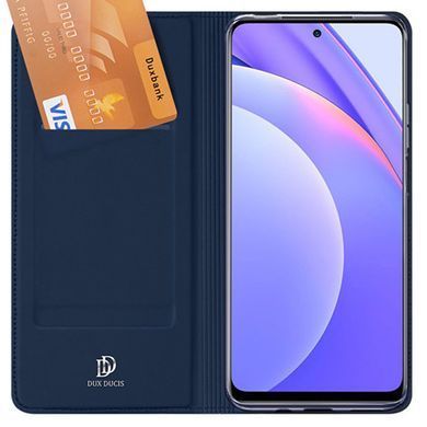 Чехол-книжка Dux Ducis для Xiaomi Mi 10T Lite / Redmi Note 9 Pro 5G Синий