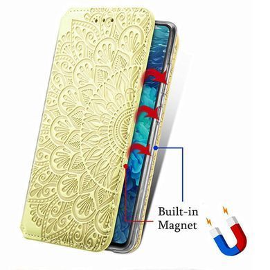 Чехол-книжка Flower Book для Samsung A505F Galaxy A50 / A507F Galaxy A50s / A307F Galaxy A30s Желтый