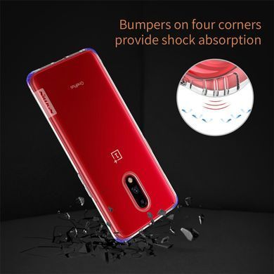 TPU чехол Nillkin Nature для OnePlus 7 Прозрачный