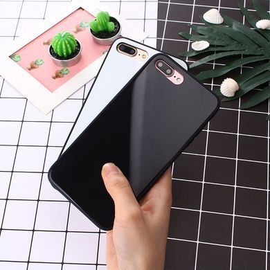 Защитный чехол Glass для iPhone 7 Plus / iPhone 8 Plus Черный