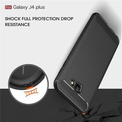 Защитный чехол iPaky Slim TPU для Samsung J415 Galaxy J4 Plus 2018 Черный