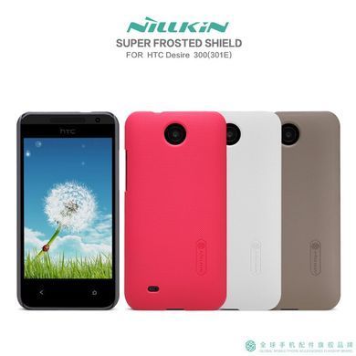 Защитный чехол Nillkin Frosted Shield для HTC Desire 300 Коричневый