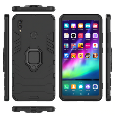 Захисний чохол Strong Guard Ring для Huawei Honor Note 10 Чорний