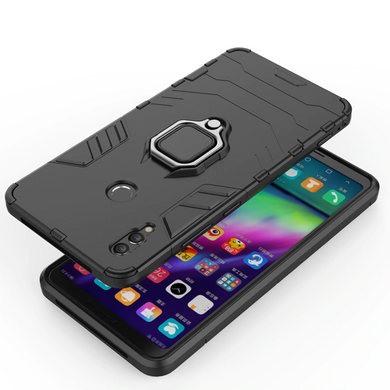 Захисний чохол Strong Guard Ring для Huawei Honor Note 10 Чорний