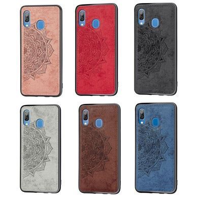 Защитный чехол Textile Decor для Samsung A205F Galaxy A20 / A305F Galaxy A30 2019 Черный