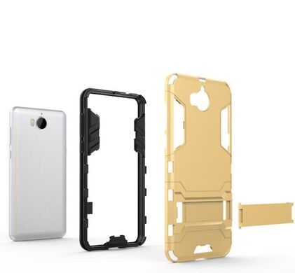 Защитный чехол Strong Guard для Huawei Y5 2017 Серебристый