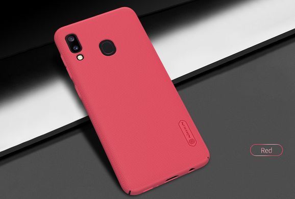 Захисний чохол Nillkin Frosted Shield для Samsung A205F Galaxy A20 / A305F Galaxy A30 2019 Червоний