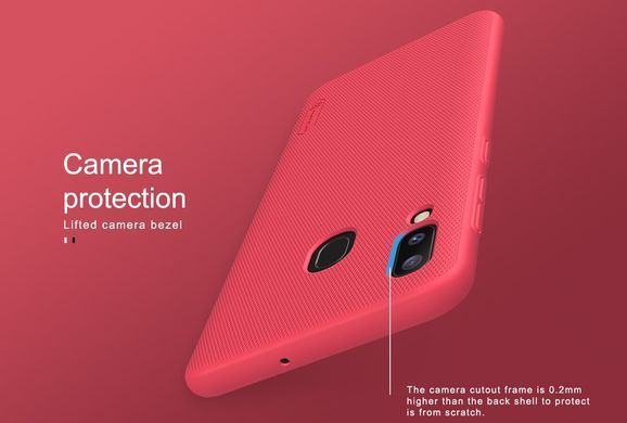 Захисний чохол Nillkin Frosted Shield для Samsung A205F Galaxy A20 / A305F Galaxy A30 2019 Червоний