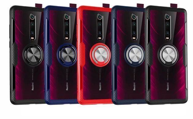 Захисний чохол Crystal Ring для Xiaomi Redmi K20 / K20 Pro / Mi 9T / Mi 9T Pro Синій
