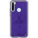 Защитный чехол Deer Textile для Xiaomi Redmi Note 8 / Note 8 2021 Фиолетовый