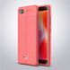Захисний чохол Leather для Xiaomi Redmi 6A Червоний