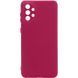 Захисний чохол Liquid Case Full Camera для Samsung A325F Galaxy A32 4G Малиновий
