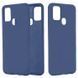 Защитный чехол Liquid Case Full Cover для Samsung M315F Galaxy M31 Синий