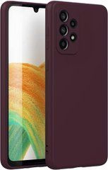 Защитный чехол Liquid Case Full Camera для Samsung Galaxy A33 5G Бордовый