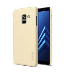 Защитный чехол Nillkin Frosted Shield для Samsung A530 Galaxy A8 2018 Золотистый