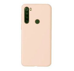 Защитный чехол Liquid Case Full Cover для Xiaomi Redmi Note 8 / Note 8 2021 Бежевый