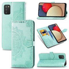 Чехол-книжка Art Book для Samsung A025 Galaxy A02s Бирюзовый
