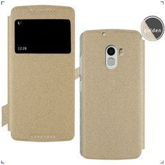 Чехол-книжка Pudini Goldsand для Lenovo A7010 X3 Lite / K4 Note Золотистый