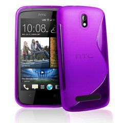 Чехол TPU S-line для HTC Desire 501 Фиолетовый