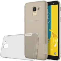 TPU чохол Nillkin Nature для Samsung J600 Galaxy J6 2018 Сірий