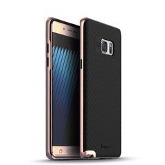 Ударопрочный чохол iPaky TPU+PC для Samsung N930F Galaxy Note 7 Чорний / Рожевий