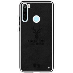 Защитный чехол Deer Textile для Xiaomi Redmi Note 8 / Note 8 2021 Черный