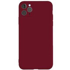Захисний чохол Liquid Case Full Camera для iPhone 11 Pro Max Малиновий