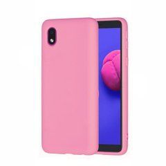 Защитный чехол Liquid Case Full Cover для Samsung A013F Galaxy A01 Core / M013F Galaxy M01 Core Розовый