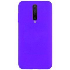 Защитный чехол Liquid Case Full Cover для Xiaomi Redmi K30 / Poco X2 Фиолетовый