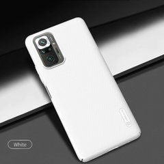Защитный чехол Nillkin Frosted Shield для Xiaomi Redmi Note 10 Pro / 10 Pro Max Белый