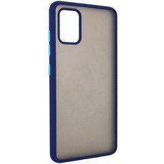 Защитный чехол Сolor Buttons для Samsung A025 Galaxy A02s Синий