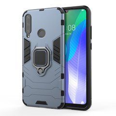 Защитный чехол Strong Guard Ring для Huawei Y6p Navy