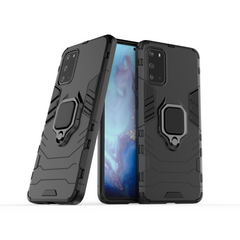 Захисний чохол Strong Guard Ring для Samsung G980F Galaxy S20 Чорний