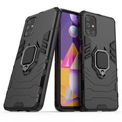 Захисний чохол Strong Guard Ring для Samsung M515F Galaxy M51 Чорний