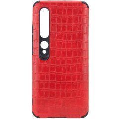 Защитный чехол TPU Croco для Xiaomi Mi 10 / Mi 10 Pro Красный