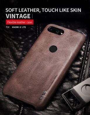 Захисний чохол X-level Vintage для Xiaomi Mi8 Lite Коричневий