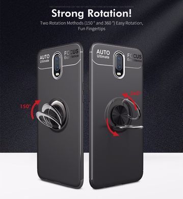 Защитный чехол Color Ring для OnePlus 7 Черный