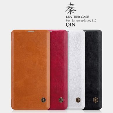 Чехол-книжка Nillkin Qin для Samsung G973F Galaxy S10 Черный