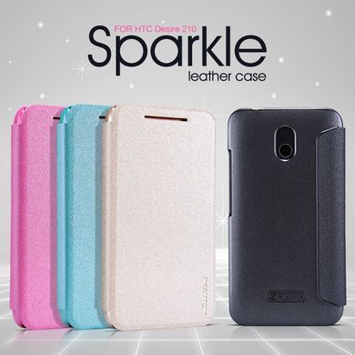 Чехол-книжка Nillkin Sparkle для HTC Desire 210 Бирюзовый