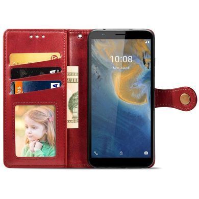 Чехол-книжка Polera Book для ZTE Blade A31 Красный