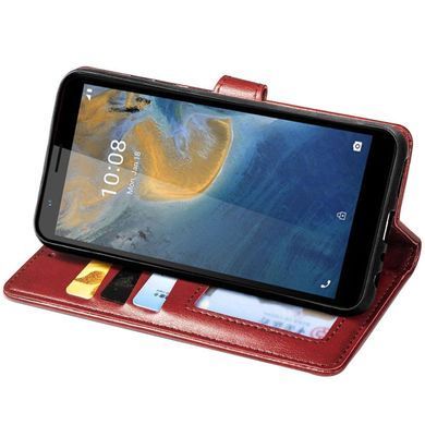 Чехол-книжка Polera Book для ZTE Blade A31 Красный