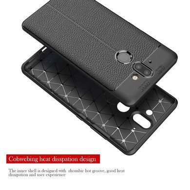 Захисний чохол Leather для Nokia 9 2018 Чорний